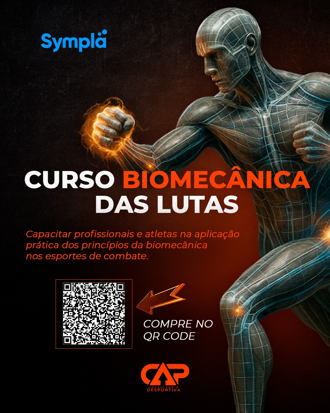 Cartaz do evento Biomecânica da Luta